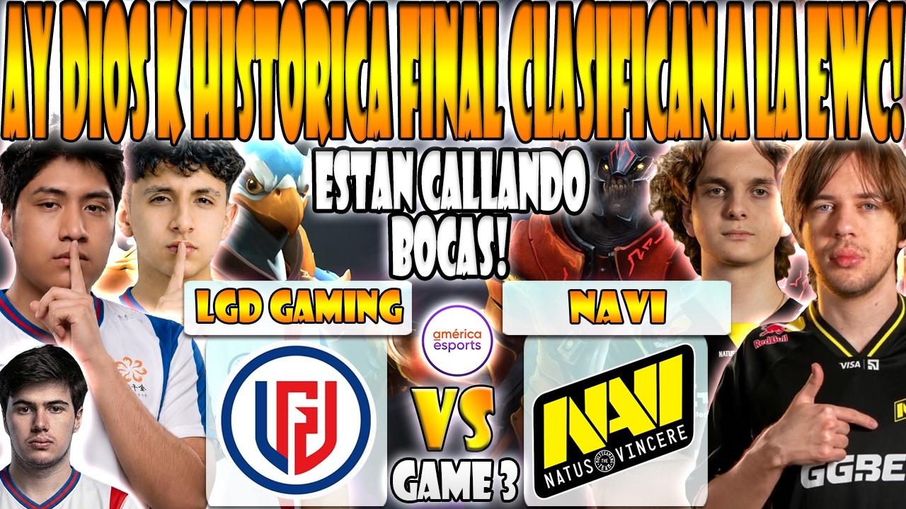 LGD GAMING vs NAVI BO3[GAME 3]GRAN FINAL-WISPER, TAILUNG, YUMA vs GOTTHEJUICE-ESPORTS WORLD CUP 2026
