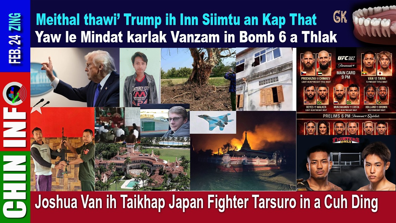 FEb 24 ZING: Joshua Van ih Taikhap Cuhtu Ding a Fiang Zo, Trump That Tumtu an Kap That