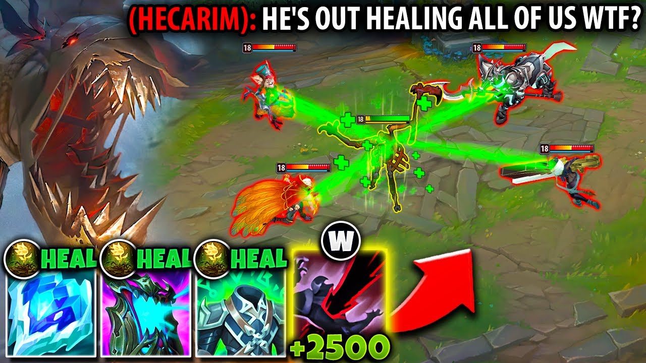 FIDDLESTICKS BUT I CAN OUT HEAL YOUR ENTIRE TEAM BY PRESSING W (MAX DRAIN FIDDLE)
