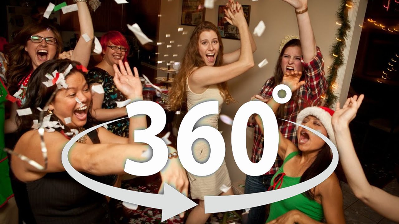 360° Virtual Reality House Party Video - Look Around!