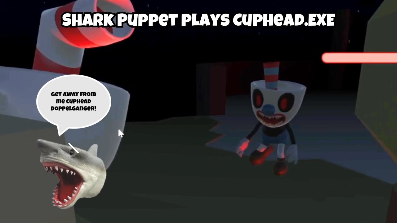 SB Movie: Shark Puppet играет в Cuphead.EXE!
