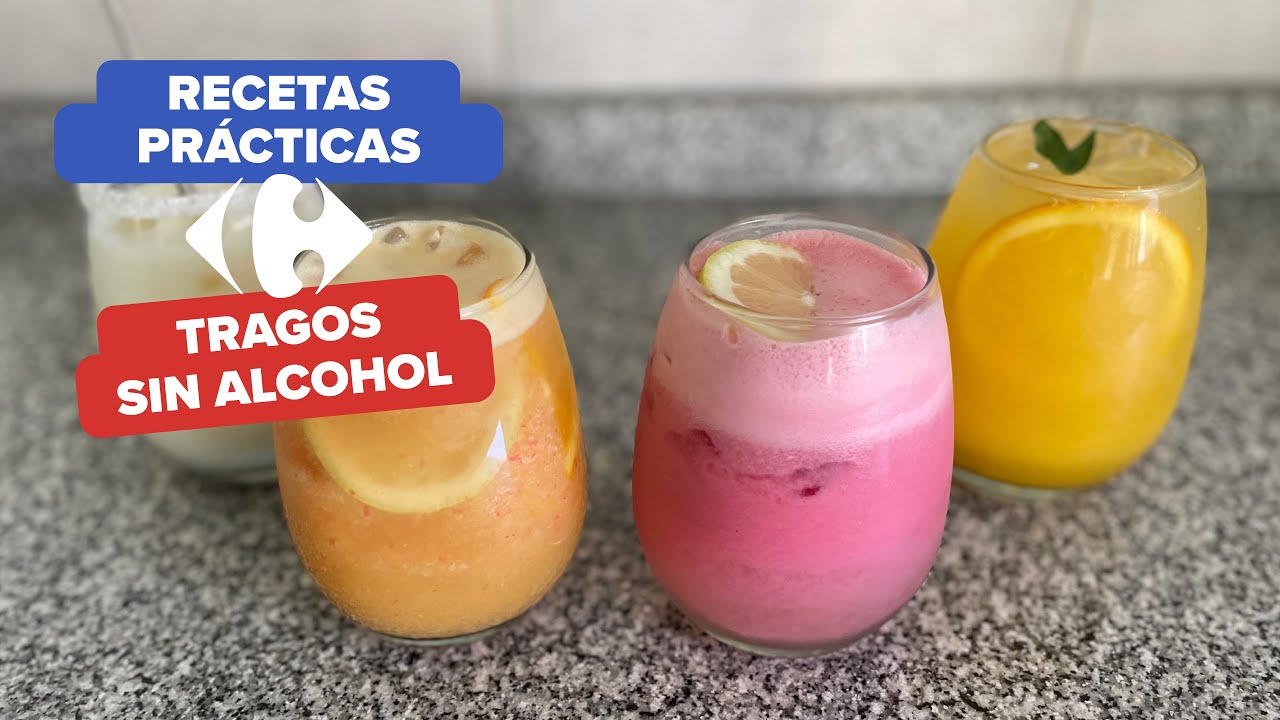 Tragos sin alcohol para estas fiestas 🍸