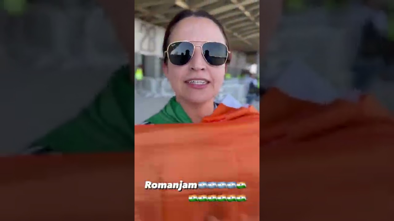 #argentina #fan with #india #flag cute indian fan girl from argentina #mustwatch #qatarworldcup