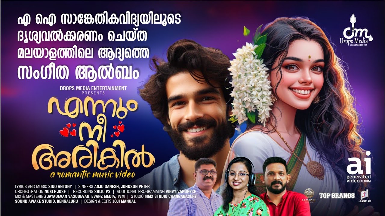 ആദ്യ Ai യില്‍ വിരിഞ്ഞ പ്രണയം I Sino Antony I Anju Ganesh l Johnson I അരികില്‍ ഒരു തണല്‍ ആയി