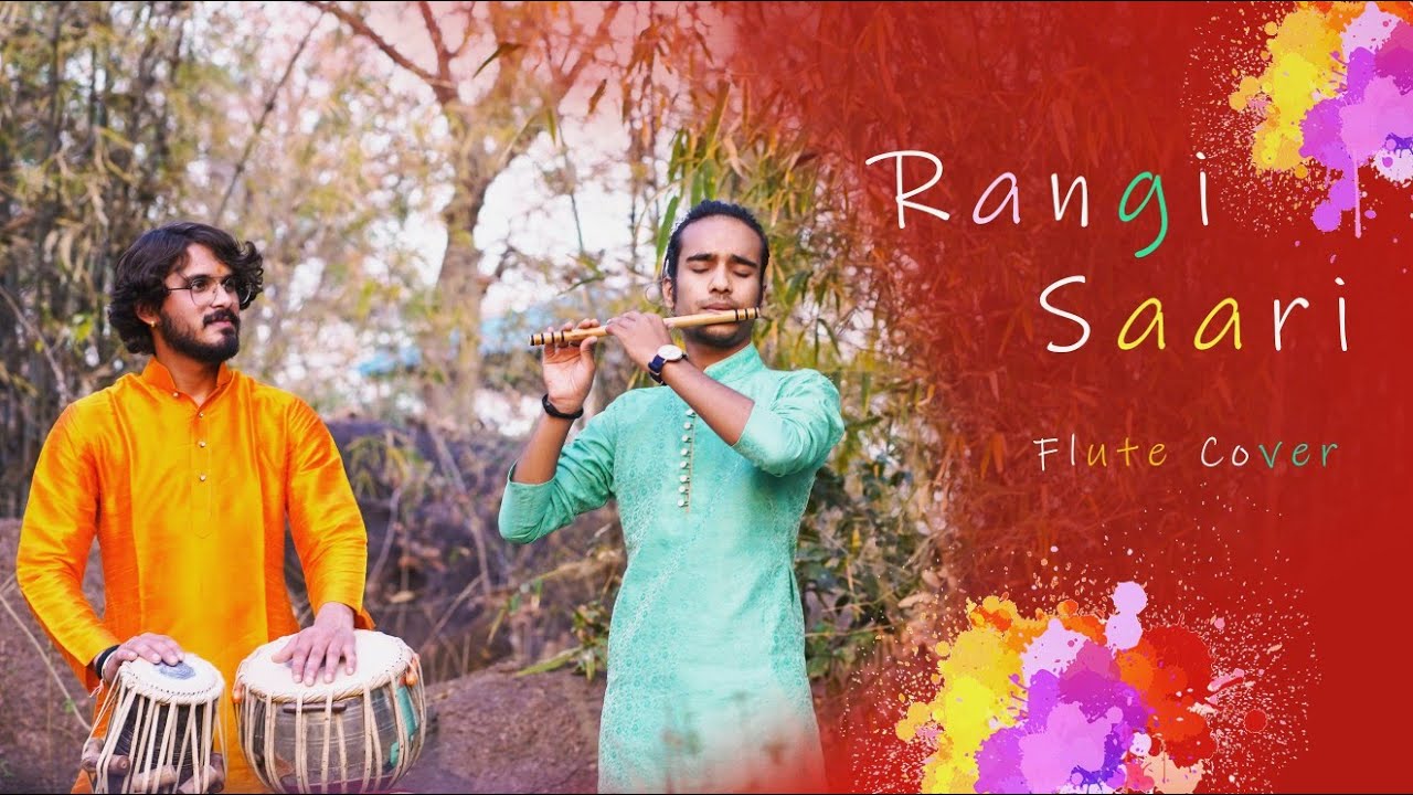 Rangi Saari Gulaabi Chunariya Holi Geet Flute Cover / Divyansh Shrivastava, Ft: Arpit Soni