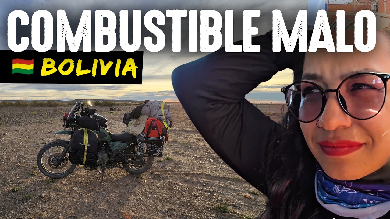 Nos vendieron GASOLINA MALA en Bolivia PERO VALIÓ LA PENA | T13/E18 | América en MOTO 🌎