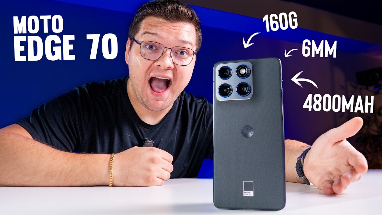 ADEUS S25FE! NOVO EDGE 70 CHEGOU - Unboxing