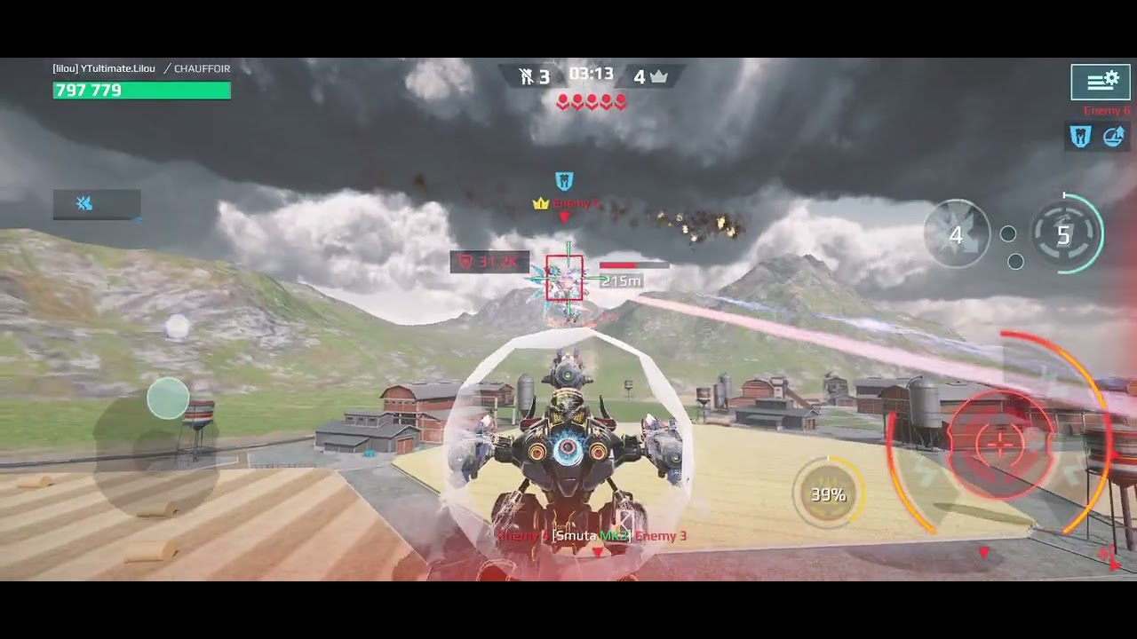 Encore un cheater war robots vous fou*er quoi?