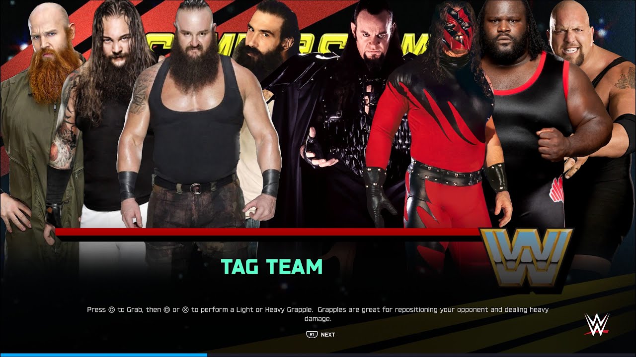 WWE 2K25 - The Wyatt Family vs Team Brothers Of Destruction - 8-Man Tag Team Match - PS5 Gameplay