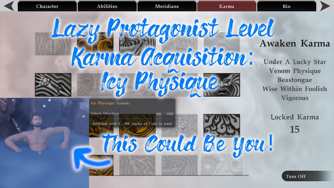 Matchless Kungfu Guide | Easy Karma: Icy Physique Unlock