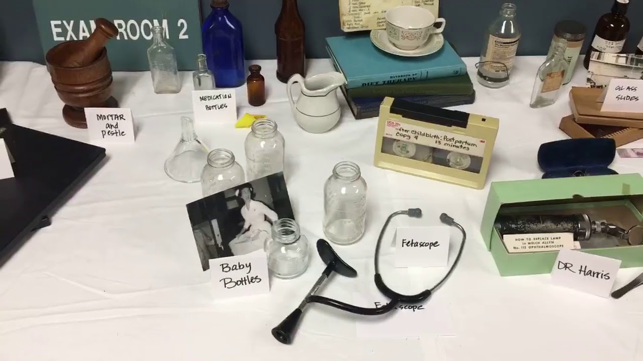 Video Of The Display Of Vintage Medical Equipment On 1/13/18