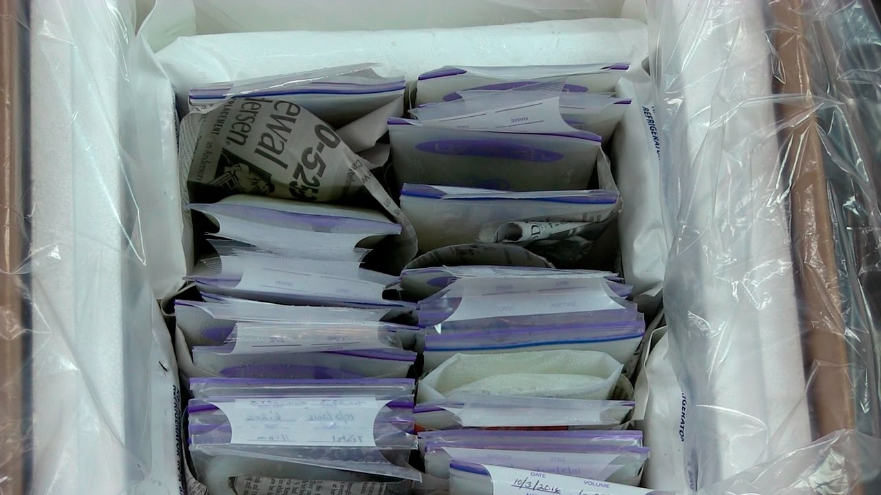 Breast milk with newsprint