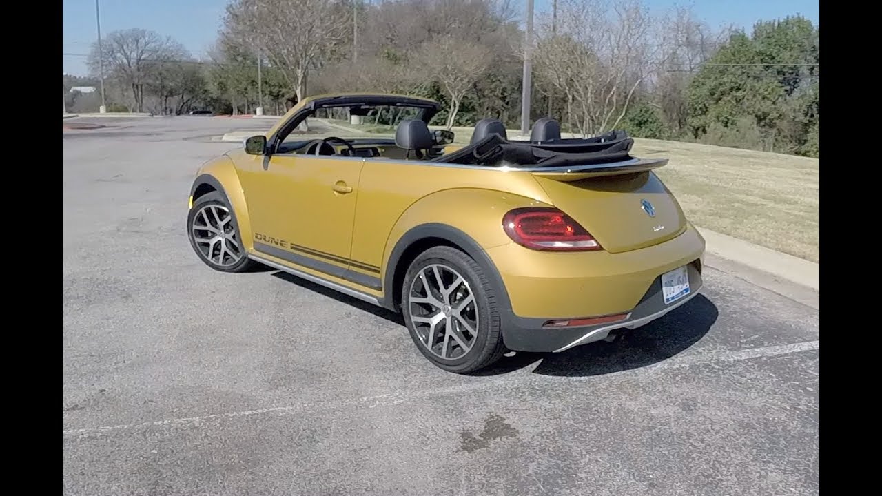 2018 VW Beetle Dune Convertible