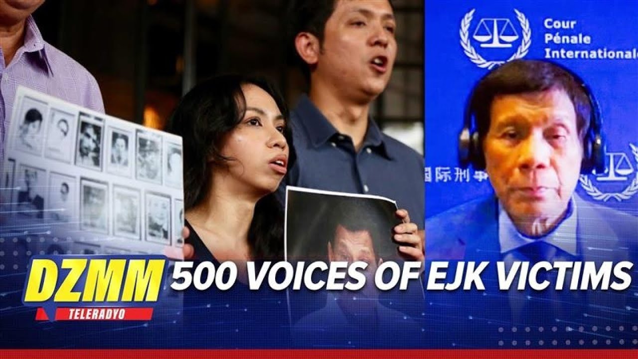 EJK victims' kin could be presented during ICC pre-trial vs Duterte | DZMM TeleRadyo