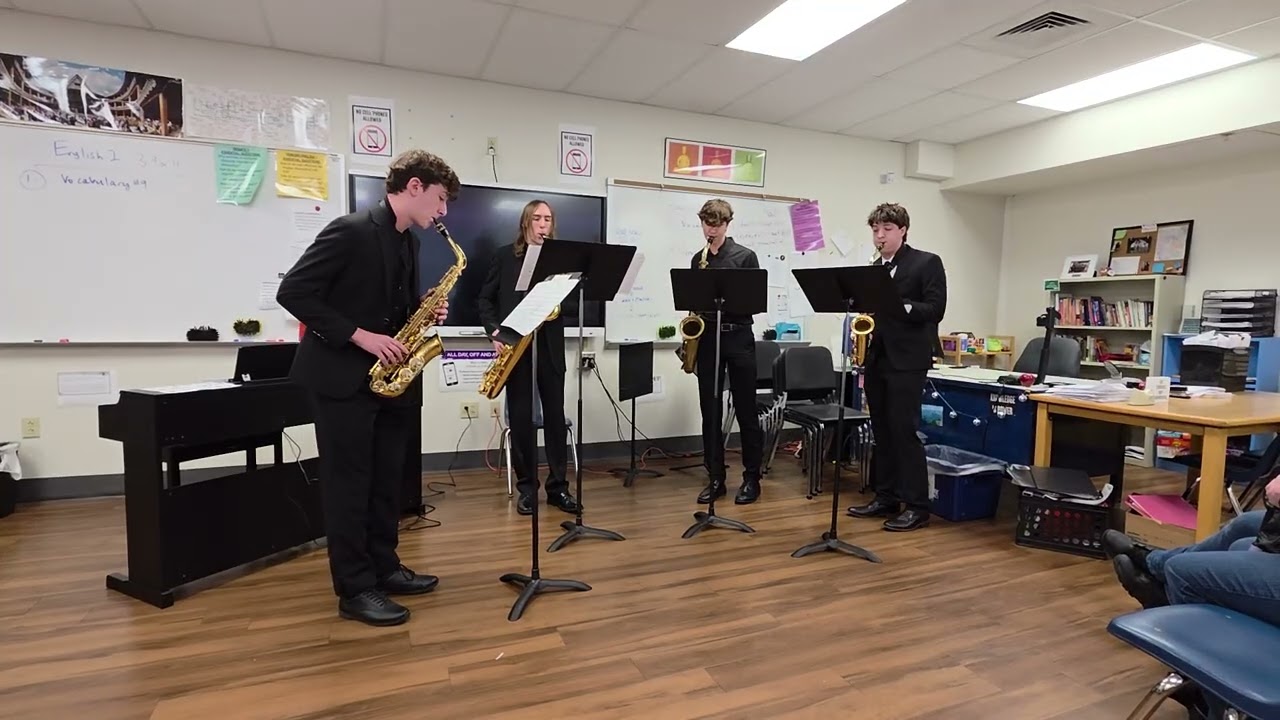 SAX Quartet Mehlville Band- Scherzo