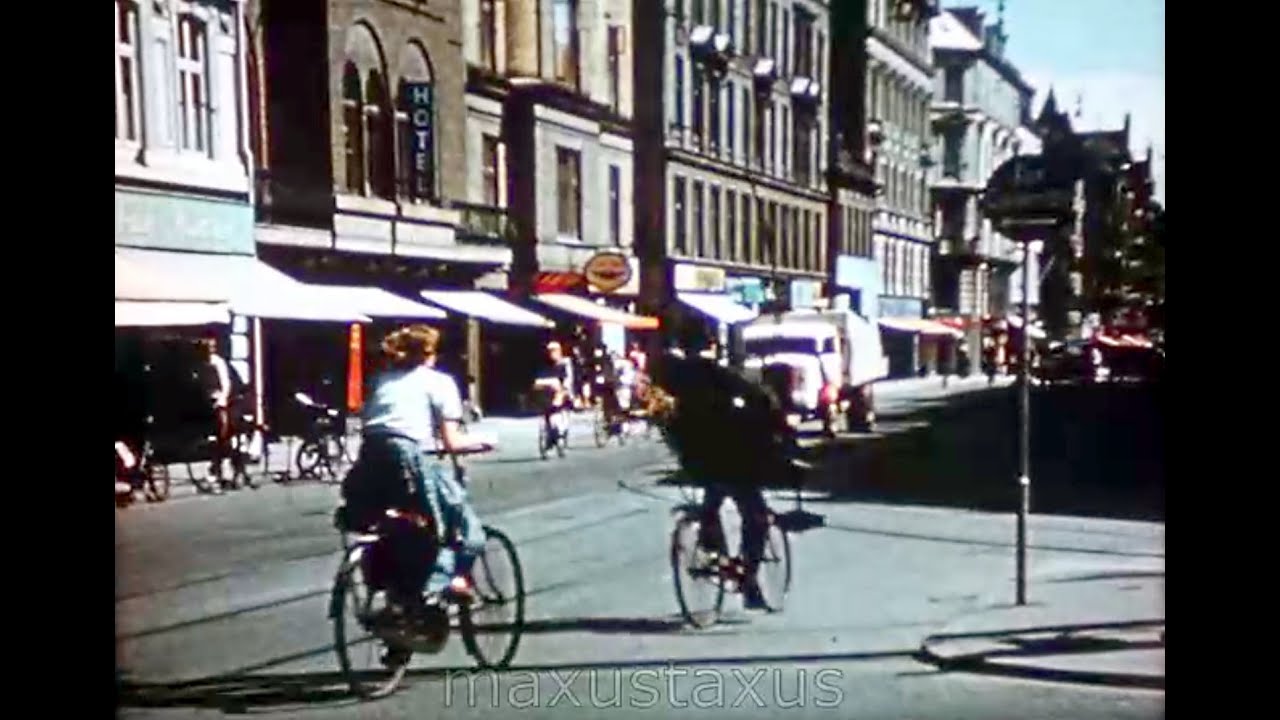 Street Scenes of Copenhagen C1950, from 