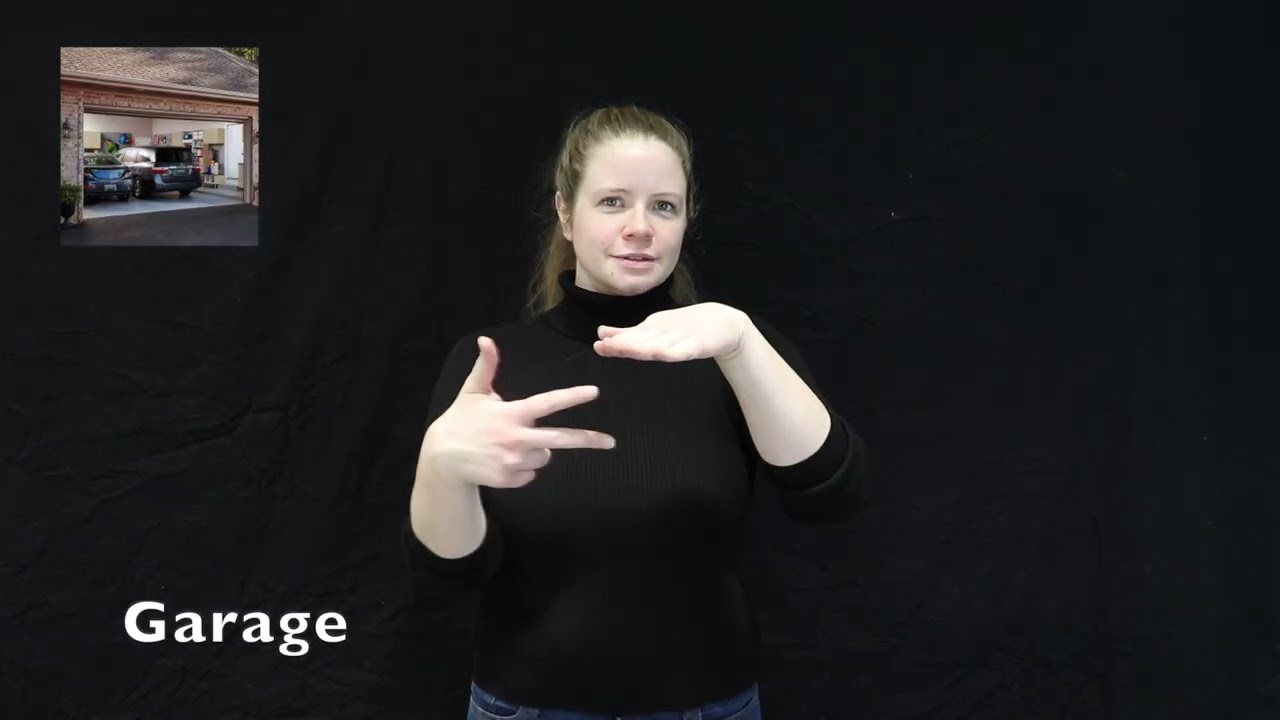 Working & Playing the Yard ASL Vocabulary Words