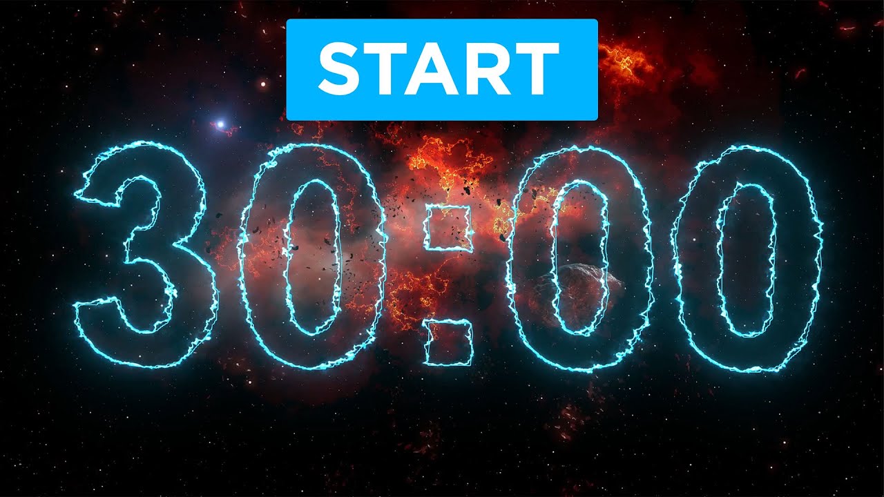 Epic Electric Timer - 30 Minutes Countdown With Music 🎵⚡