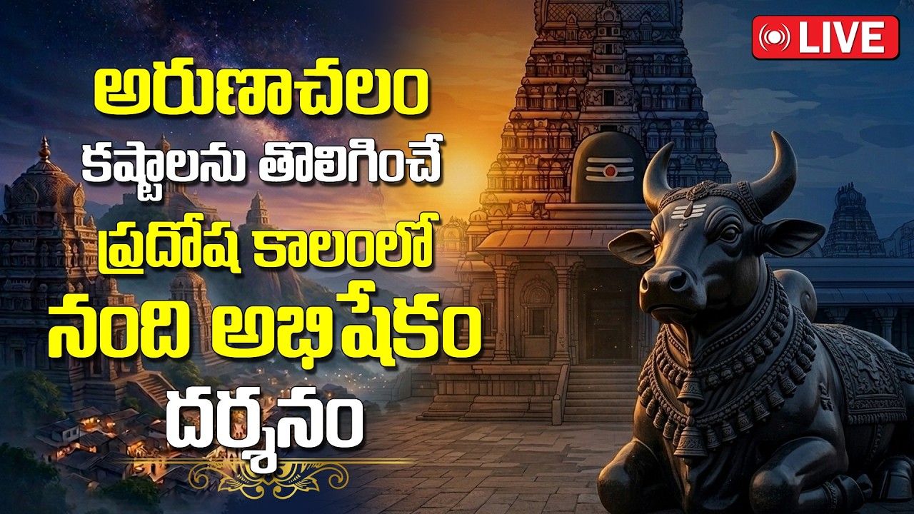 Arunachalam Nandi Abhishekam LIVE  II PRADAKSHINA TV  Live Stream