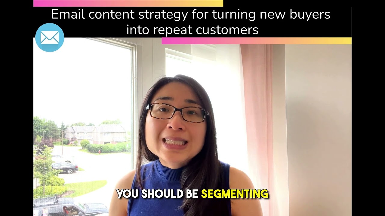Email content strategy for turning new buyers into repeat customers