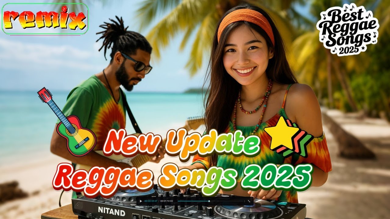 Slow Island Sunset Reggae Live 2026 🌅 Tropical Groove for Calm Mind and Ocean Mood