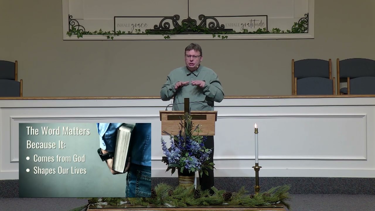People of the Bible: Why the Word Still Matters - Sermon only