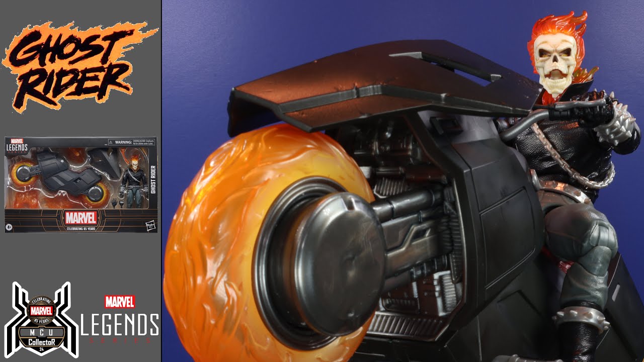Marvel Legends Danny Ketch GHOST RIDER & HELLCYCLE 85 Years Anniversary Figure Review