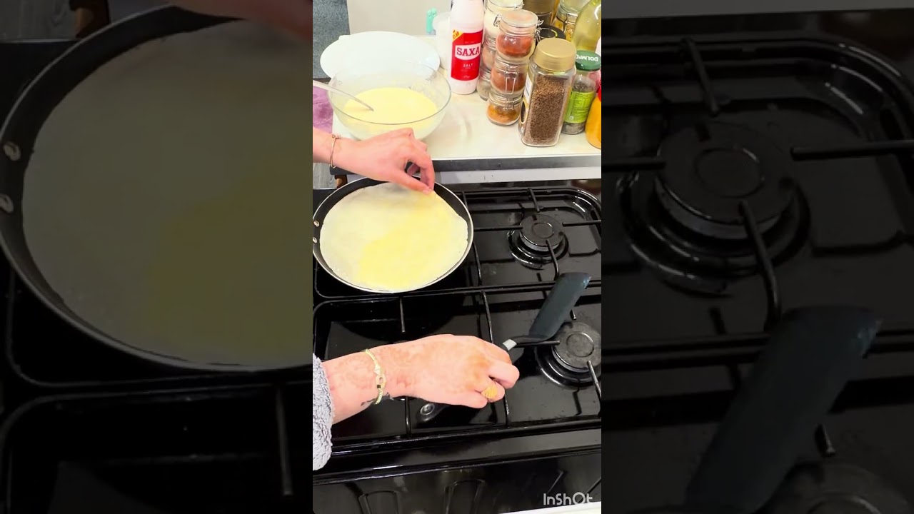أسهل طريقة لتحضير الكريب في 5 دقائق فقط 😍 ناجح The Easiest Way to Make Crepes in Just 5 Minutes 😍 