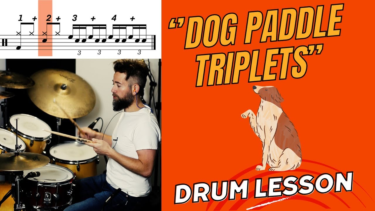 'Dog Paddle Triplets' with Mike Fix | TheDrumFix 🥁✨