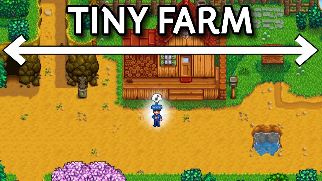 Я играл в 100 дней Stardew Valley, НО на МАЛЕНЬКОЙ ФЕРМЕ