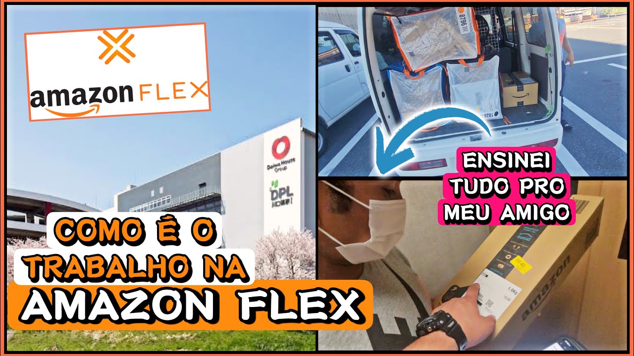 DICAS PARA TE AJUDAR NA AMAZON FLEX- Acompanhei o meu amigo e mostrei TUDO aqui!