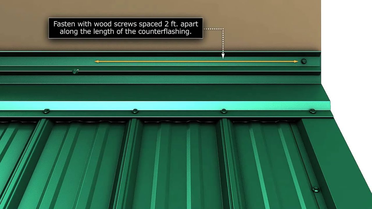 How to install endwall trim for Union's MasterRib panel.