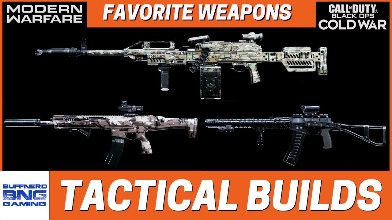 Tactical Weapon Builds Part 10 - Favorite Weapons - Call Of Duty Modern Warfare