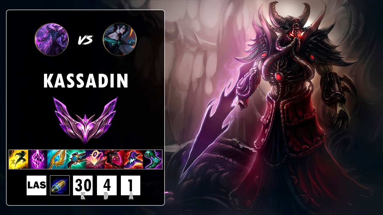 Kassadin vs Hwei: 😲💥⚡ OTP Kassadin Alcanza los 30 Kills en 23 Minutos | Parche 14.1
