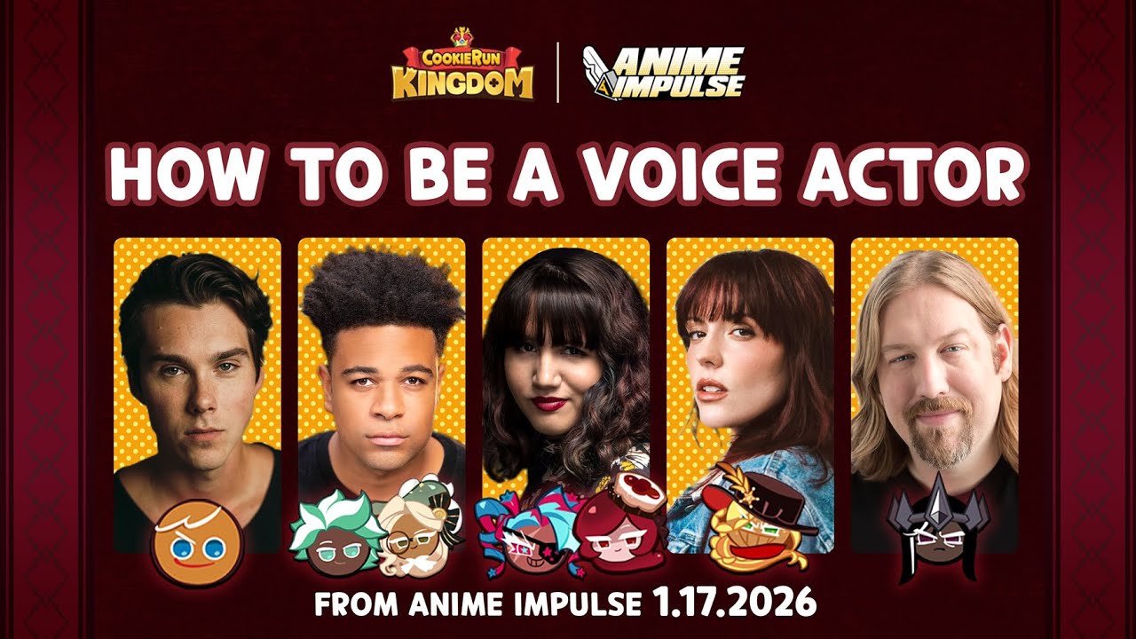 How to be a Voice Actor w/ the Cast of CookieRun: Kingdom | Anime Impulse LA 2026