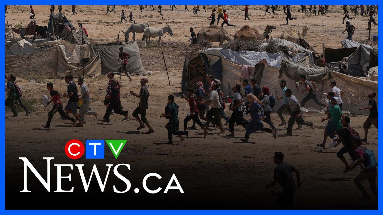 Canadian Armed Forces airdrop aid to Palestinians in Gaza