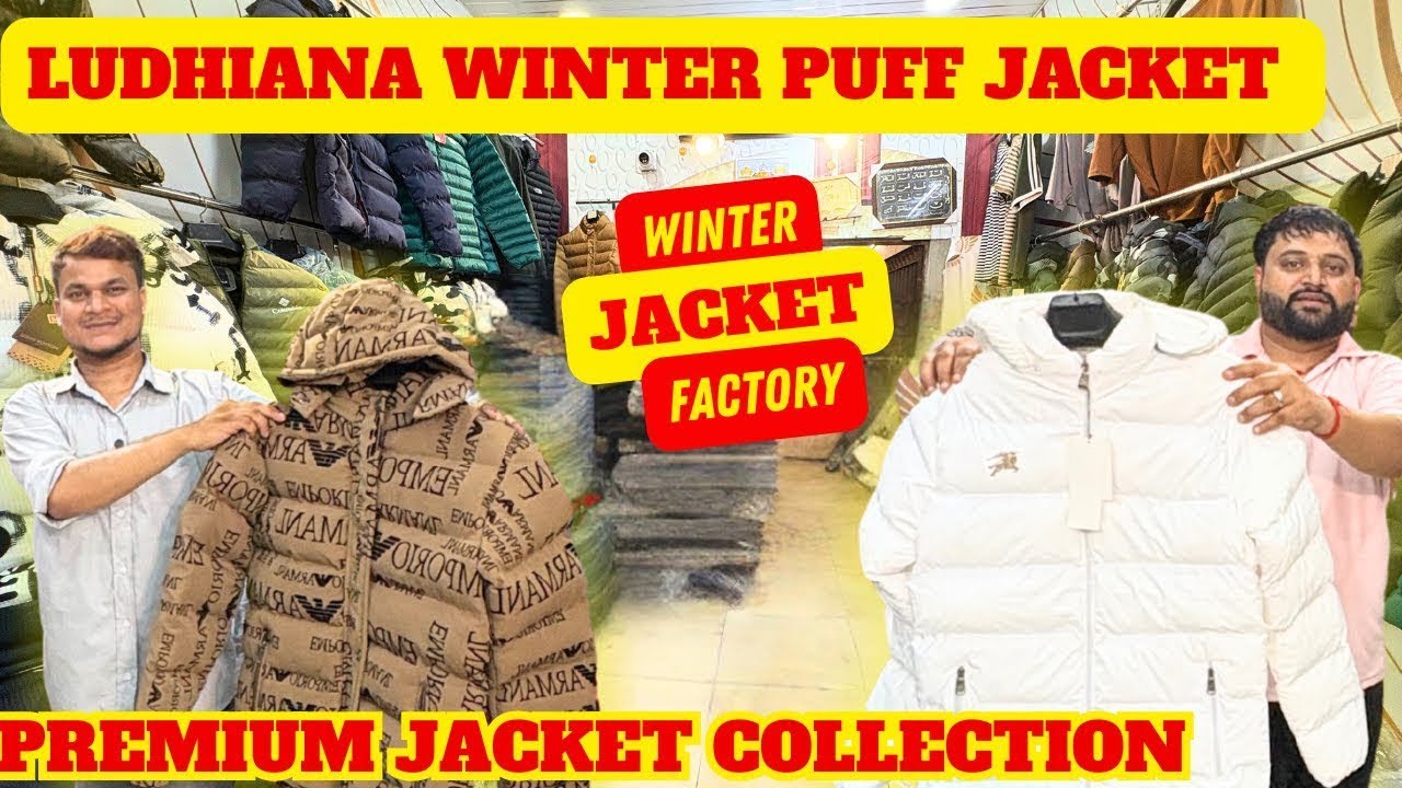 Best Winter Jackets for Men 2025 | Ludhiana Jacket Factory Outlet | Wholesale Market Tour