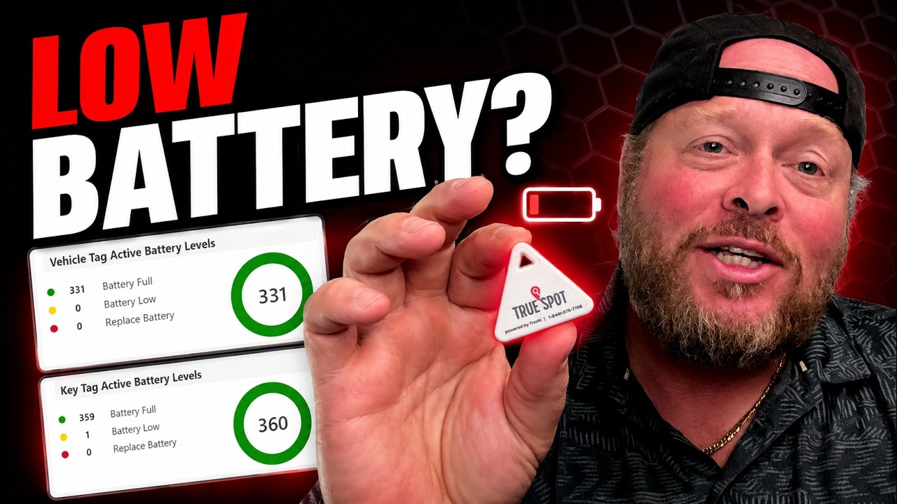 TrueSpot Now Shows Tag Battery Levels | New Dashboard Feature