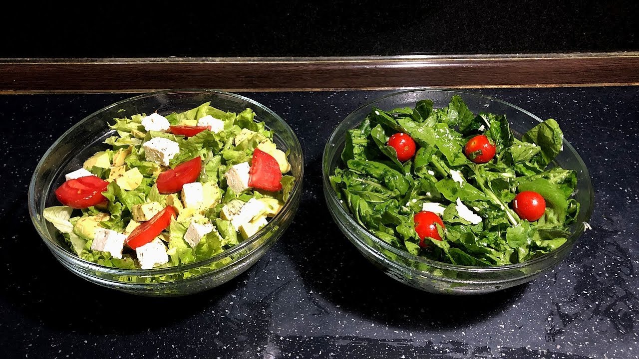 Sallatë VERORE  JESHILE dhe RUKOLA | Green Salad and Arugula Salad