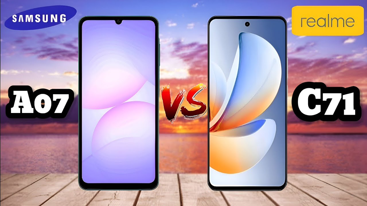 Samsung A07 vs Realme C71 يفوز باكتساح