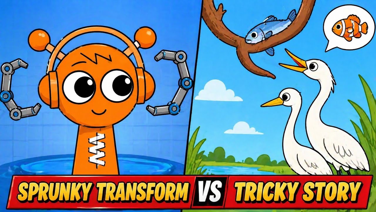 Sprunky Transform VS Tricky Story - Fun Friendly Puzzle Challenge Gameplay 2026