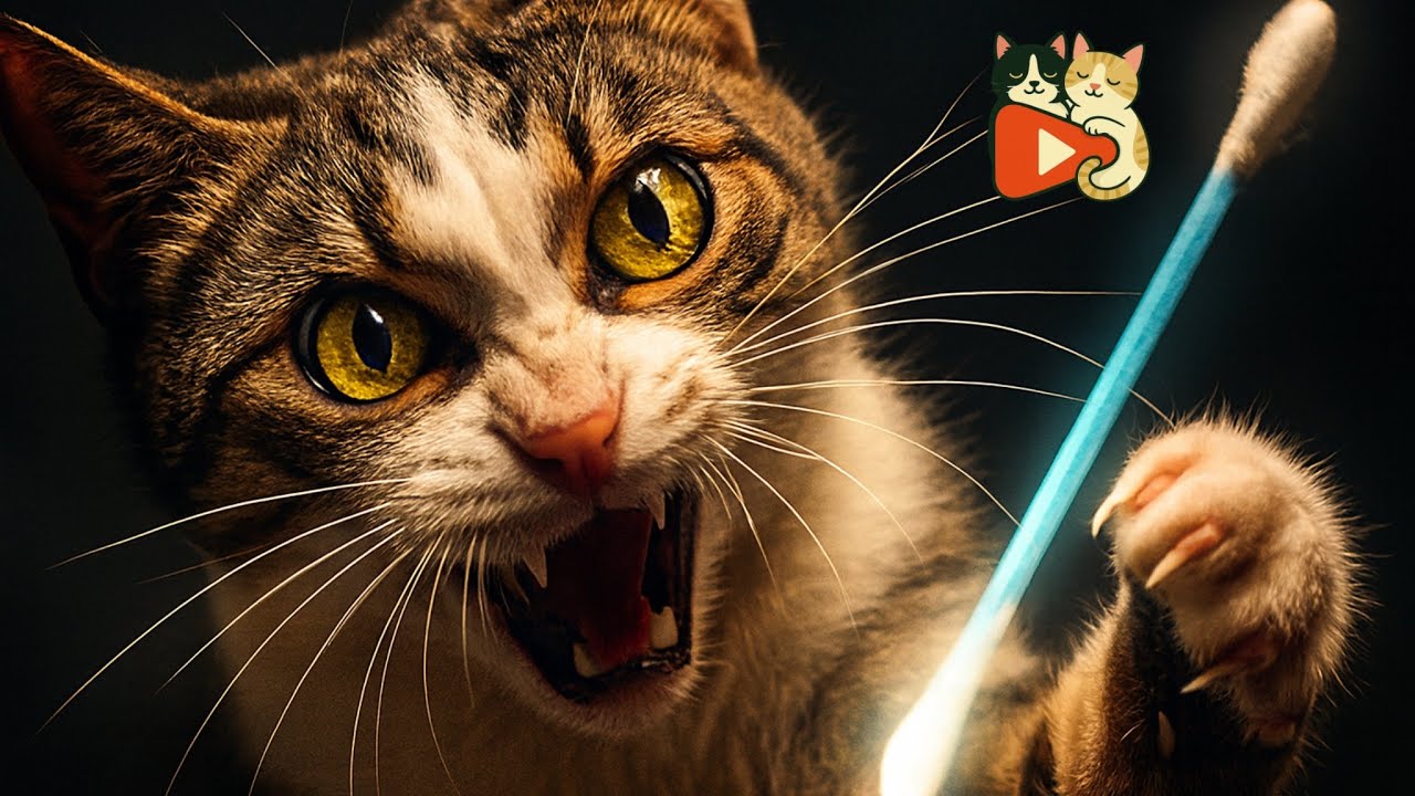 Robin vs Q-Tip 😼⚔️ | The Smallest Toy, The Biggest Cat Fight!