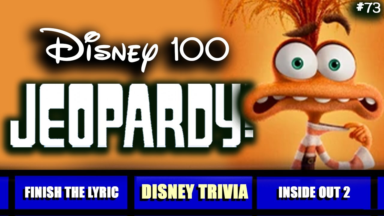 Disney Jeopardy • 26 Clue Trivia Game • Test Yourself!