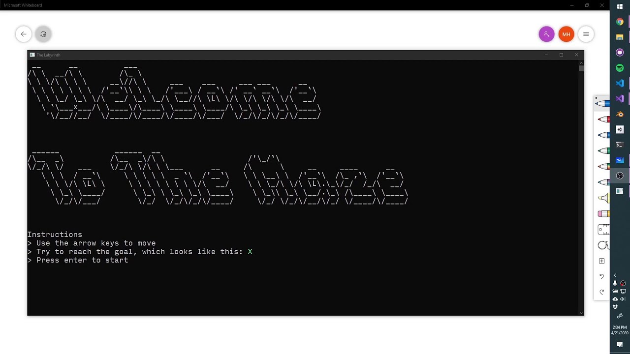 Intro to C#: 22 - Creating an Explorable Maze
