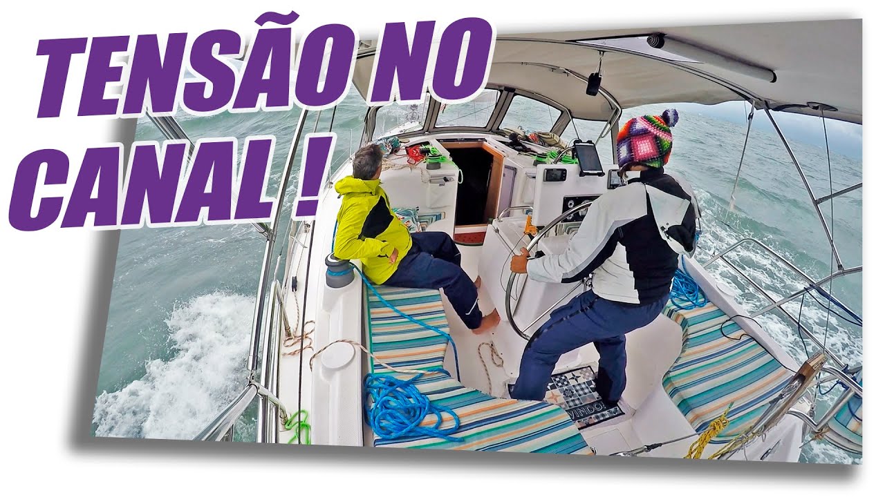 Tensão no Canal da Galheta - Travessia São Chico a Ilha do Mel - t02e61 Vlog IPA Dive & Sail