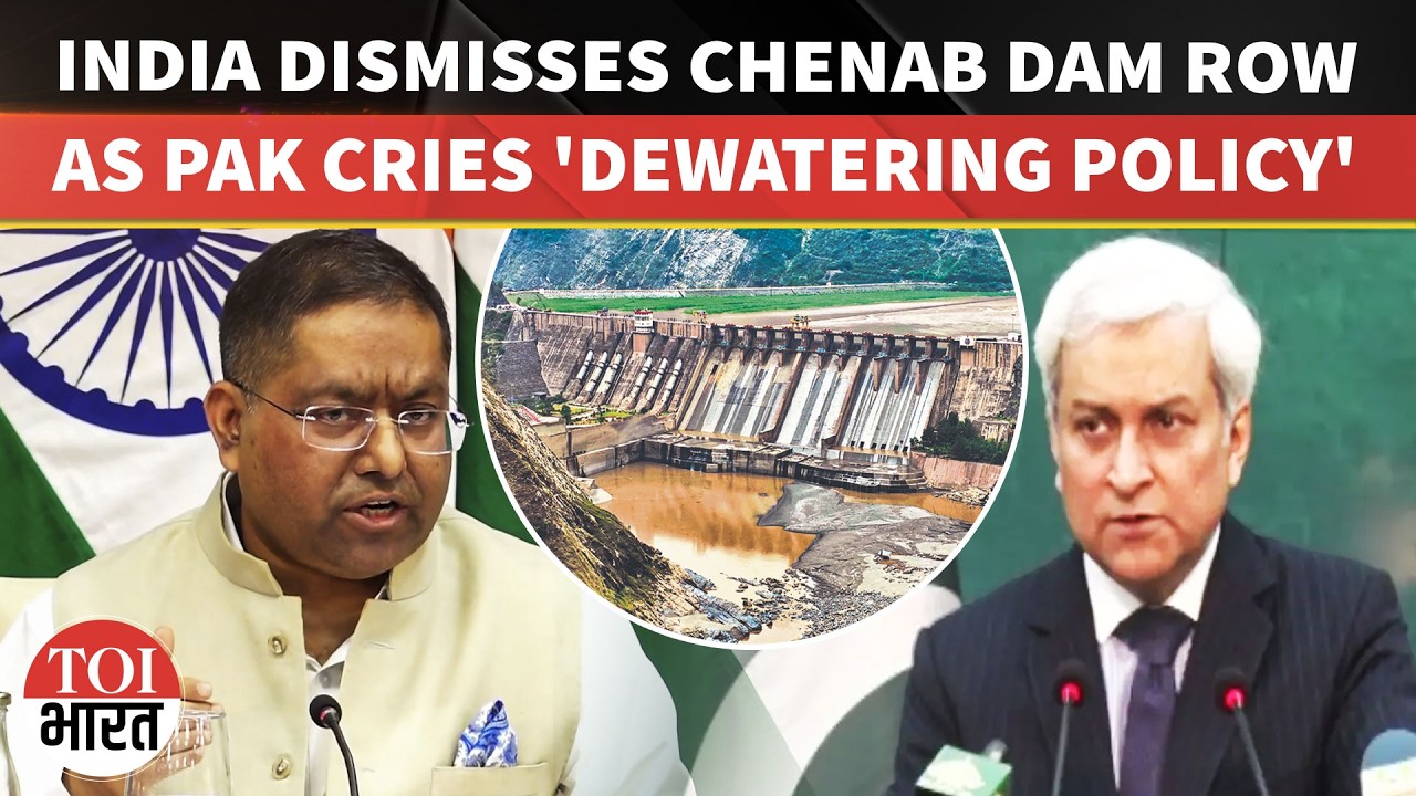Amid IWT Suspension, Pakistan Calls Chenab Dam Project A Dewatering Move, India Dismisses Claim