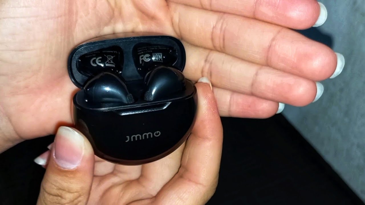 Fone de ouvido Bluetooth Jmmo preto