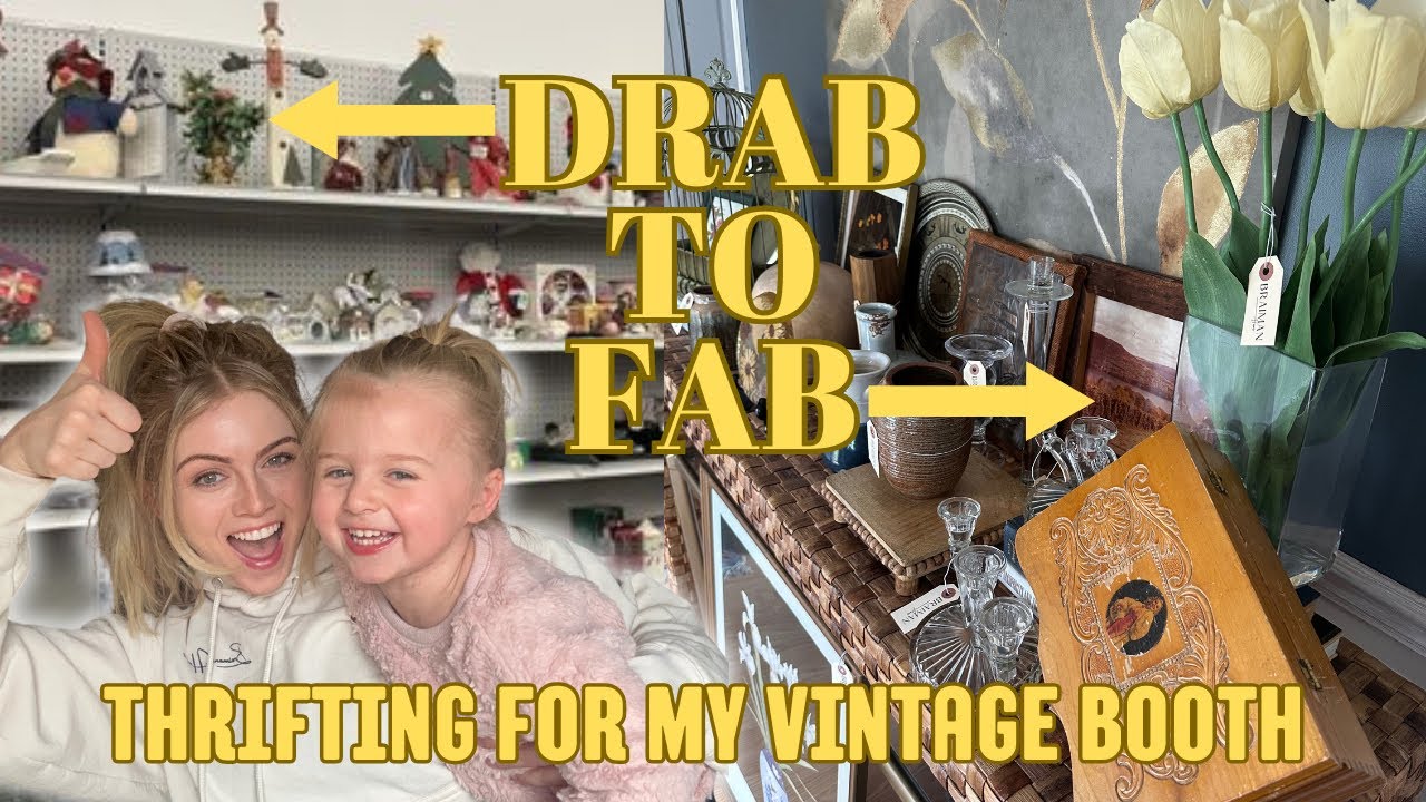 Thrift Store Jackpot! Unique Vintage Finds for My Booth | Shopping Haul