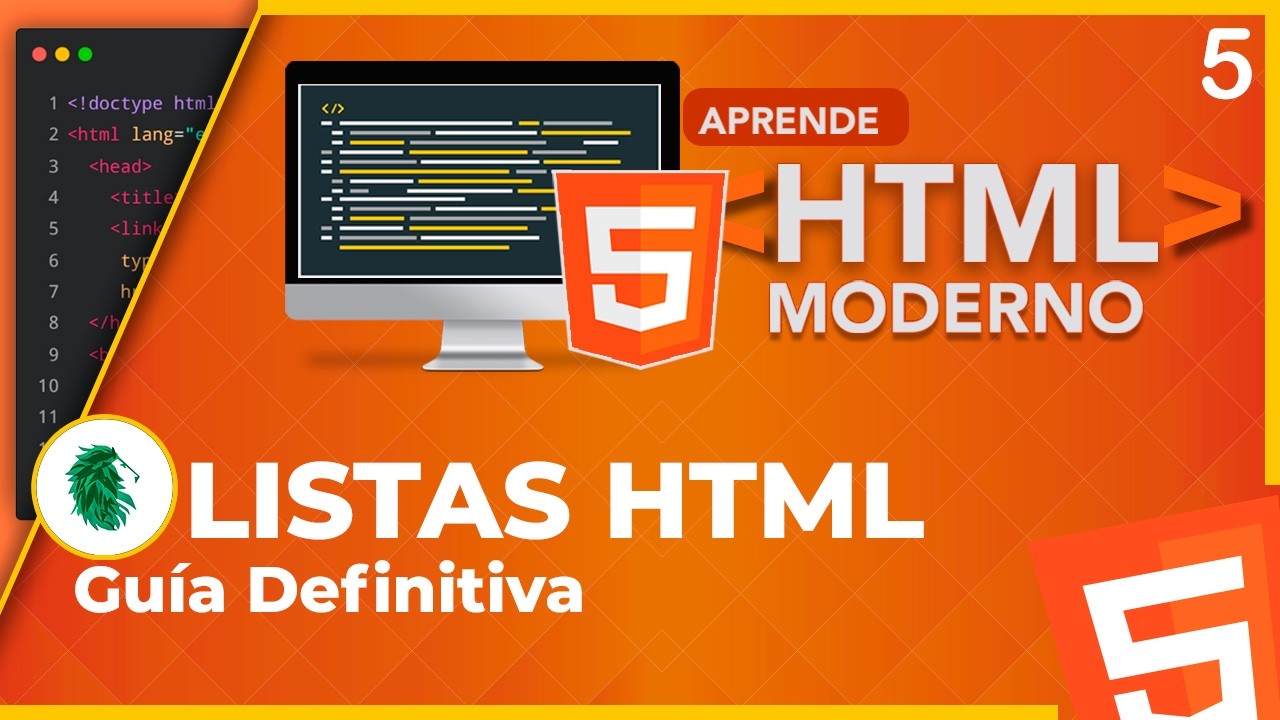 Listas HTML más allá de los puntos: Desordenadas, Ordenadas y de Definición