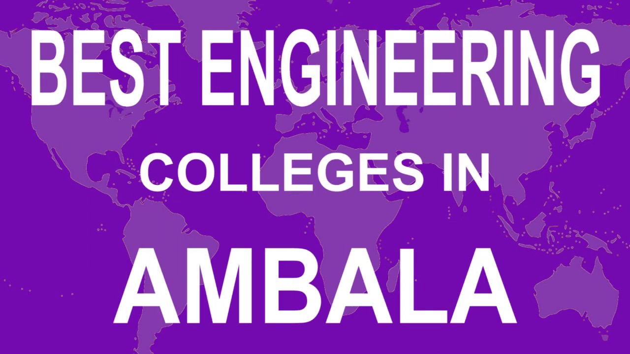 Best Engineering Colleges in Ambala